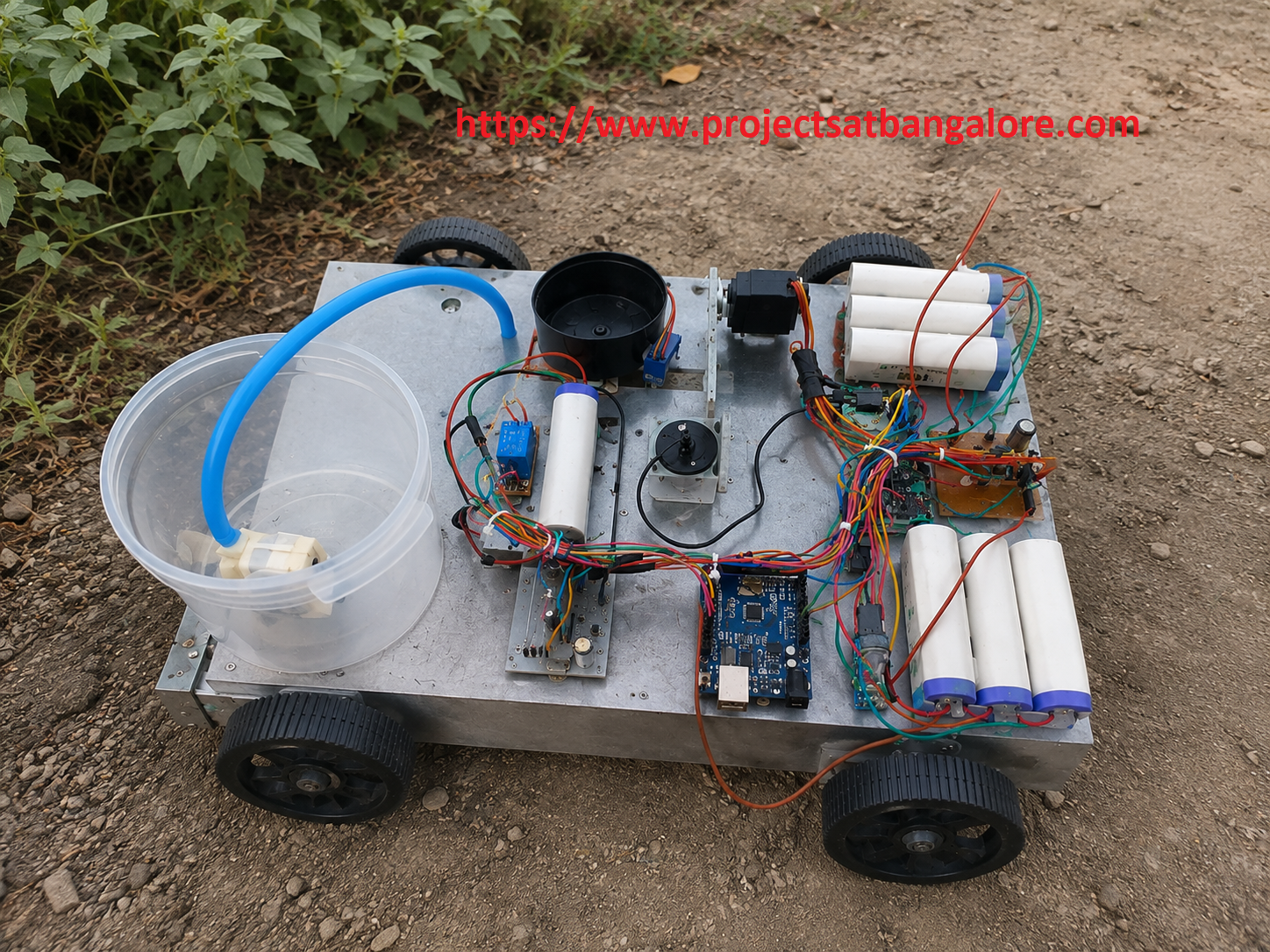 Agricultural Robot Project fabrication setup