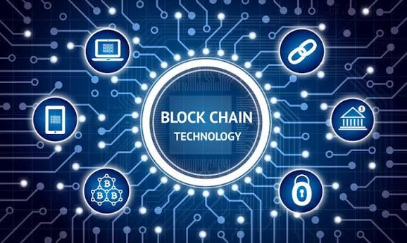 Final year students presenting blockchain supply chain project