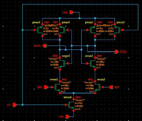 design comparator with hysteresis