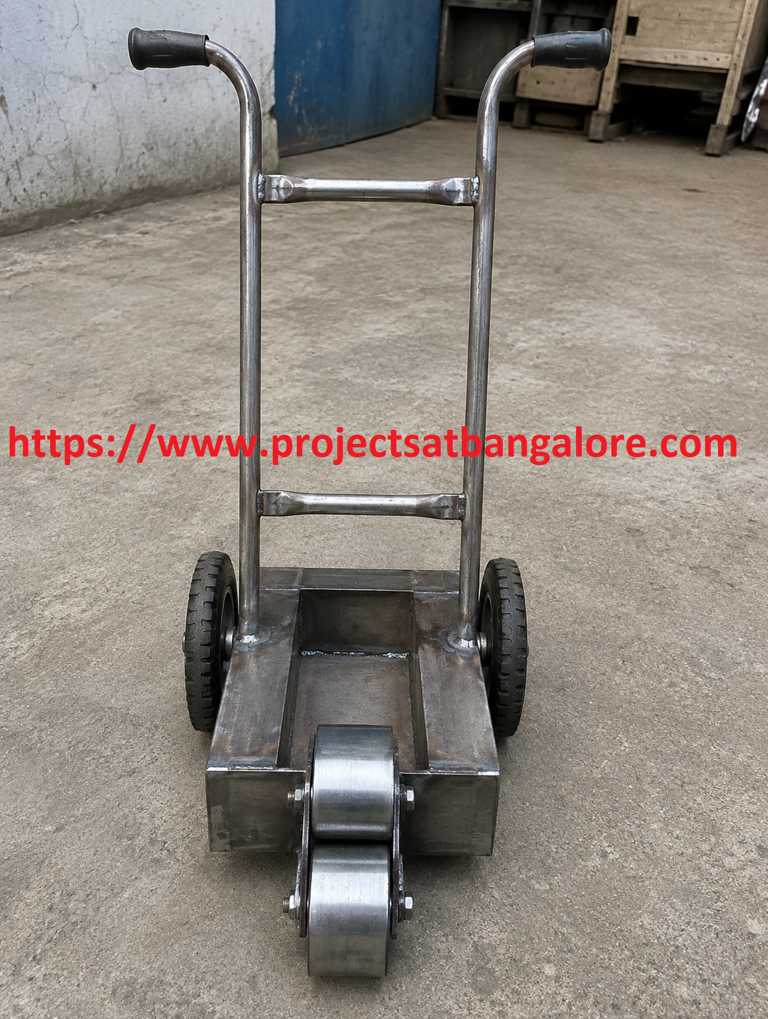 Design and Fabrication of Ground Marking Machine Project setup