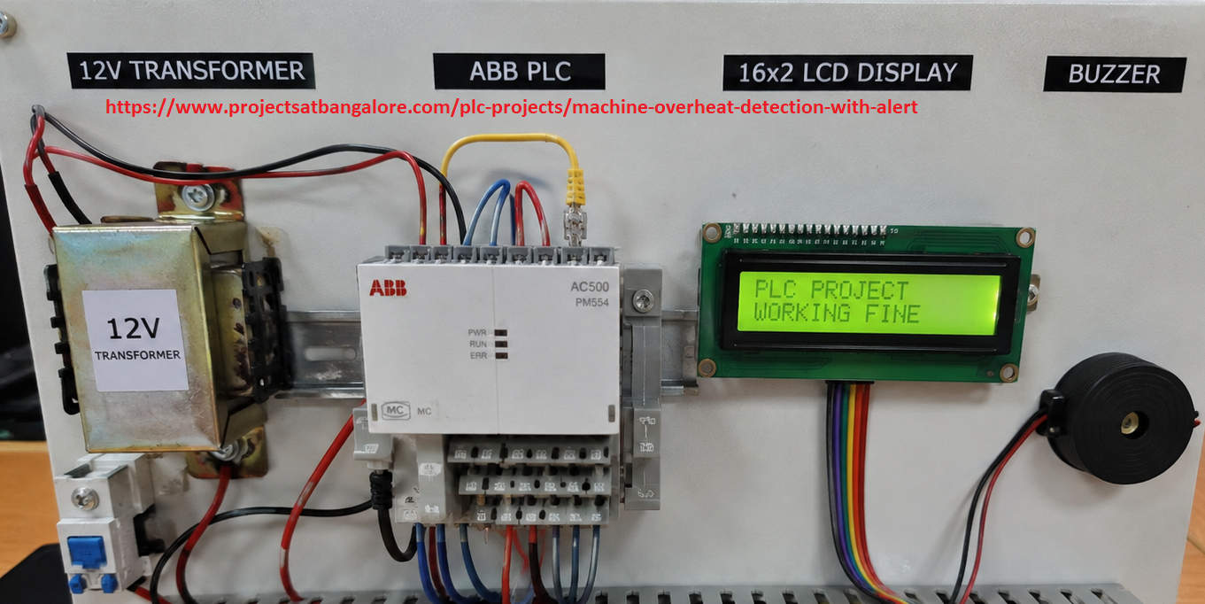 PLC Based Machine Overheat Detection with Alert project setup