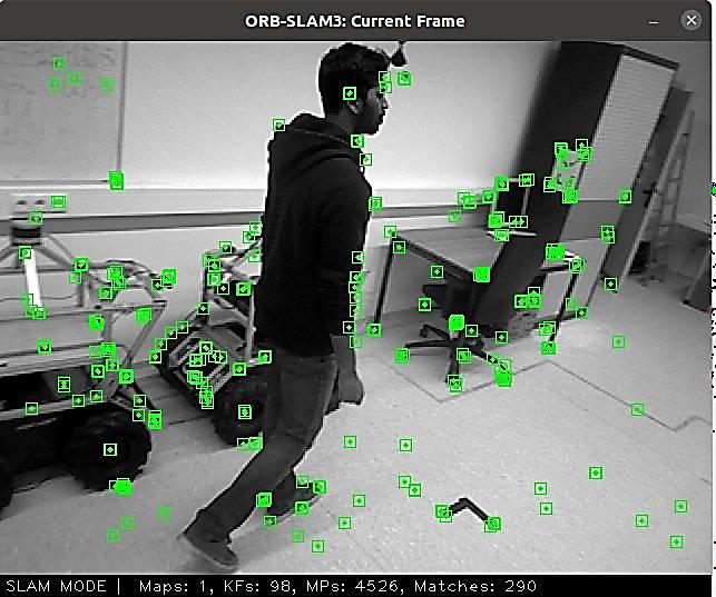 Figure 4: System Model, Hardware Architecture & Mapping Output for SLAM Based Robot Navigation Using ORB Slam3