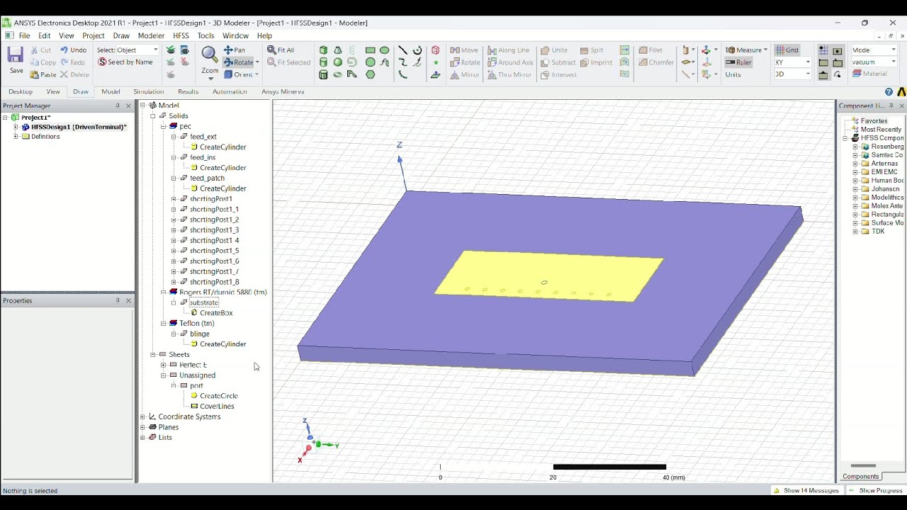 Inset Fed Patch Antenna