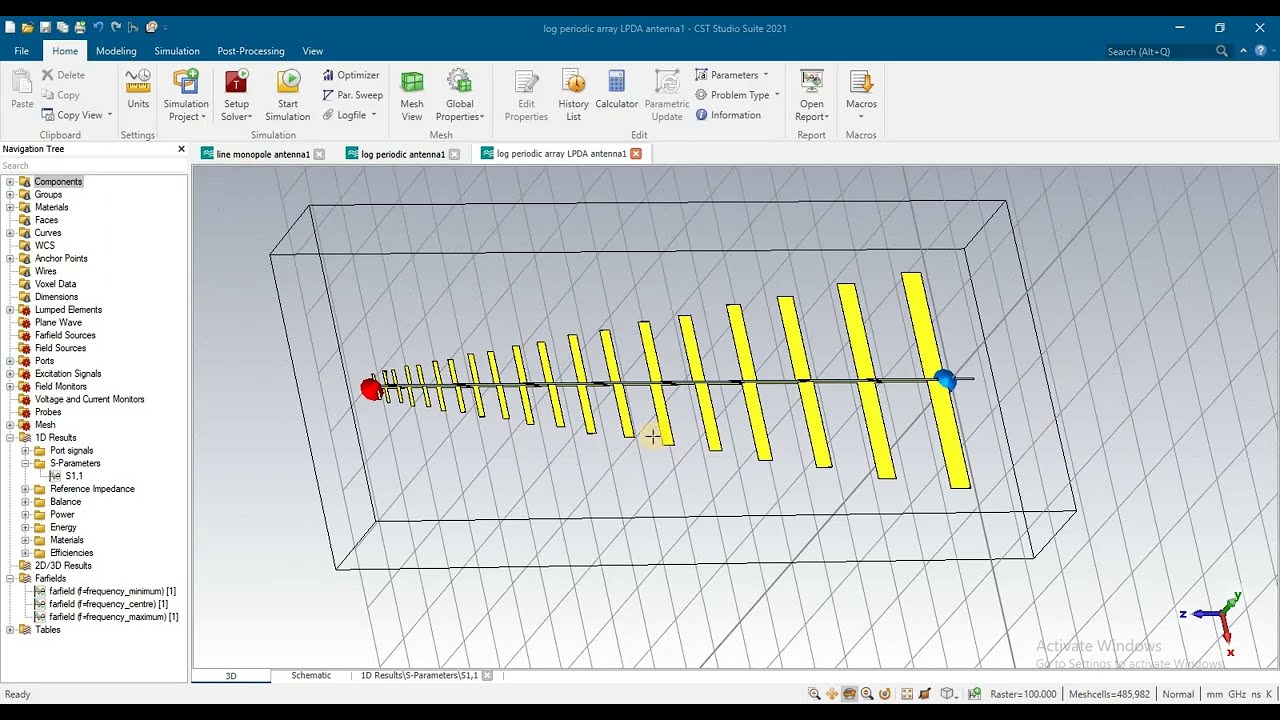 Log Periodic Antenna