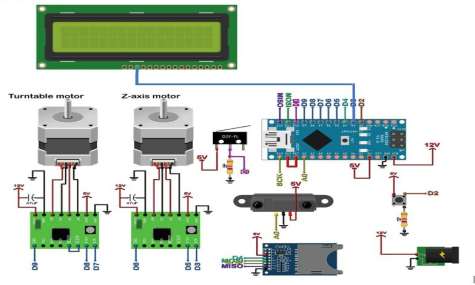 arduino-3d-scanner Diagram