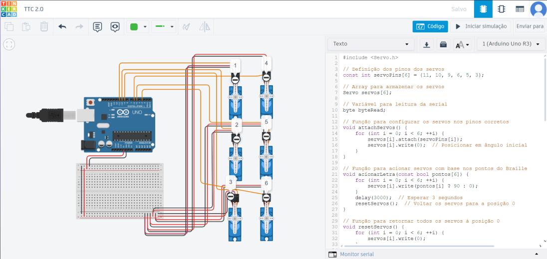 arduino-braille-display Diagram