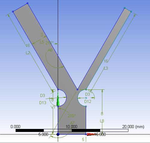 ansys-plaque-stress-analysis Diagram