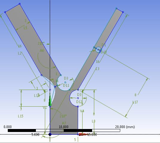ansys-plaque-stress-analysis Diagram