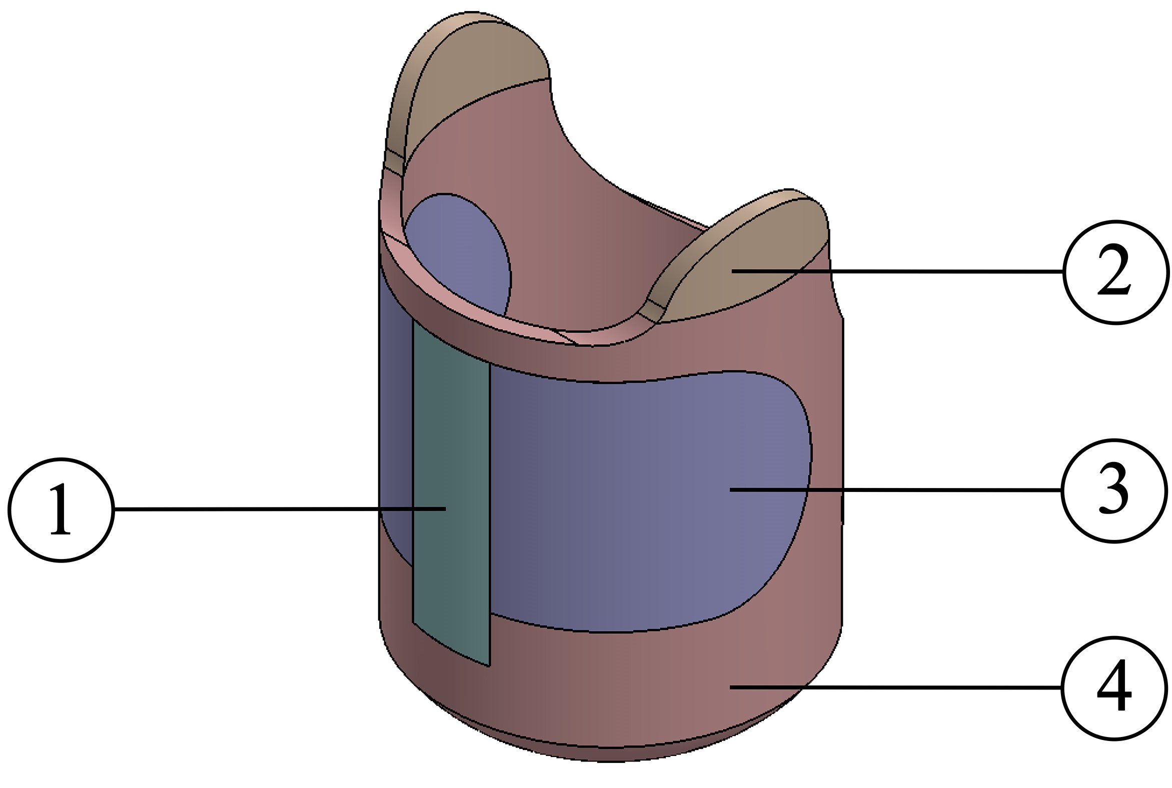 simulia-abaqus-prosthetic-socket Diagram
