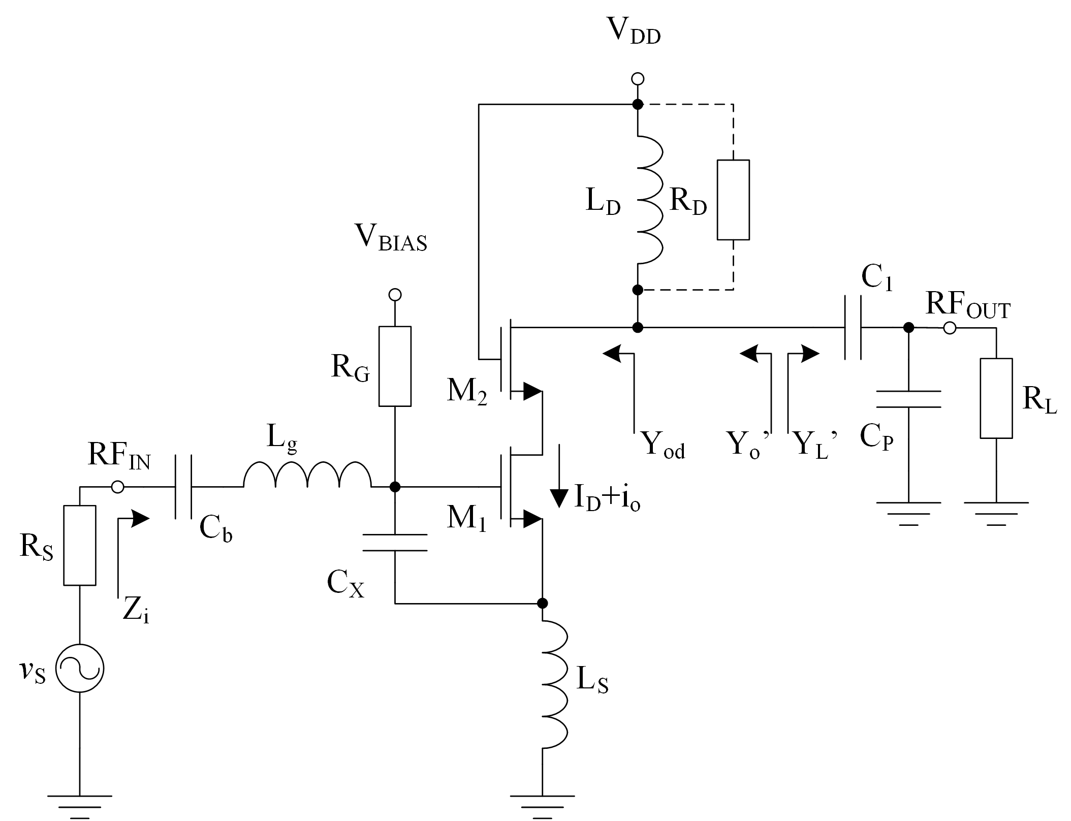 low-noise-amplifier-lna-cadence Diagram