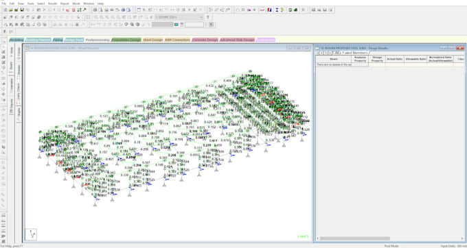 Figure 1: Structural Model, FEA Stress Distribution & Analysis Output for Geotextile Reinforced Soil Project