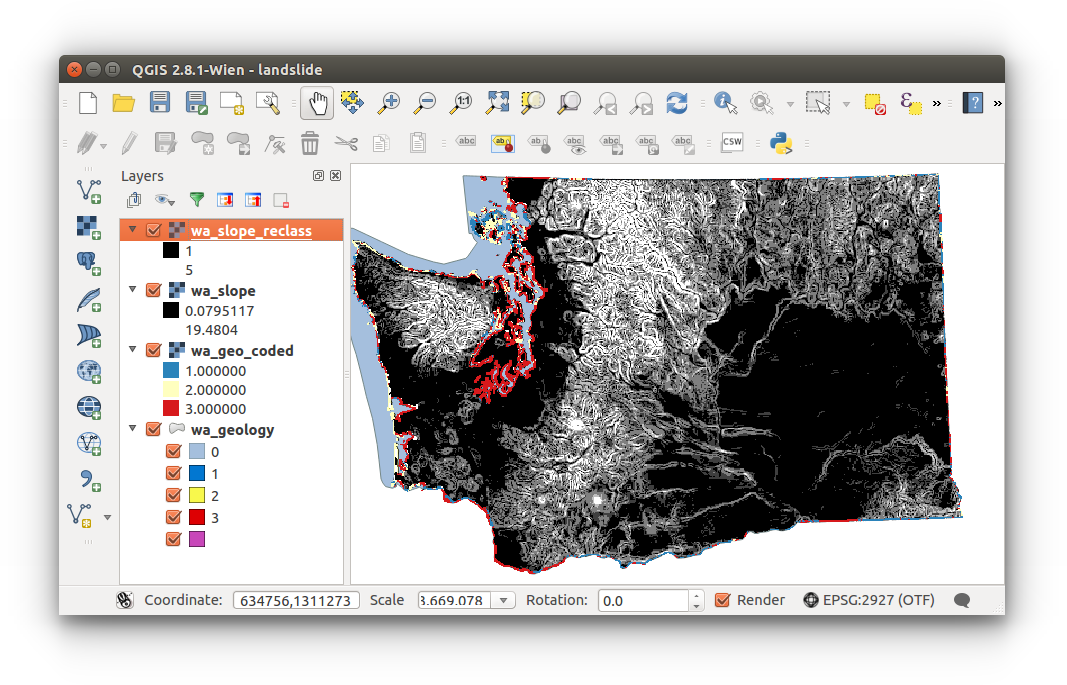 Figure 1: Structural Model, FEA Stress Distribution & Analysis Output for Landslide Susceptibility Mapping