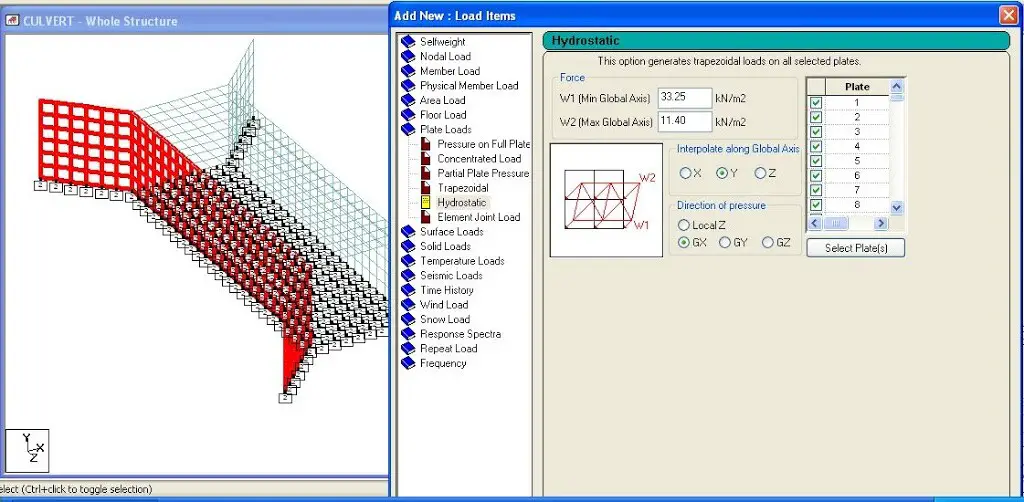 Figure 1: Structural Model, FEA Stress Distribution & Analysis Output for Lateral Earth Pressure Calculation