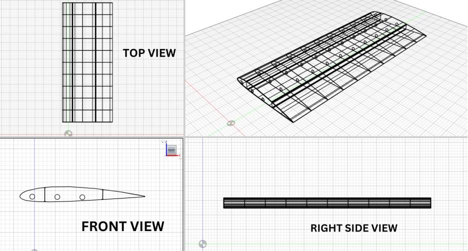 composite-wing-analysis-ansys Diagram