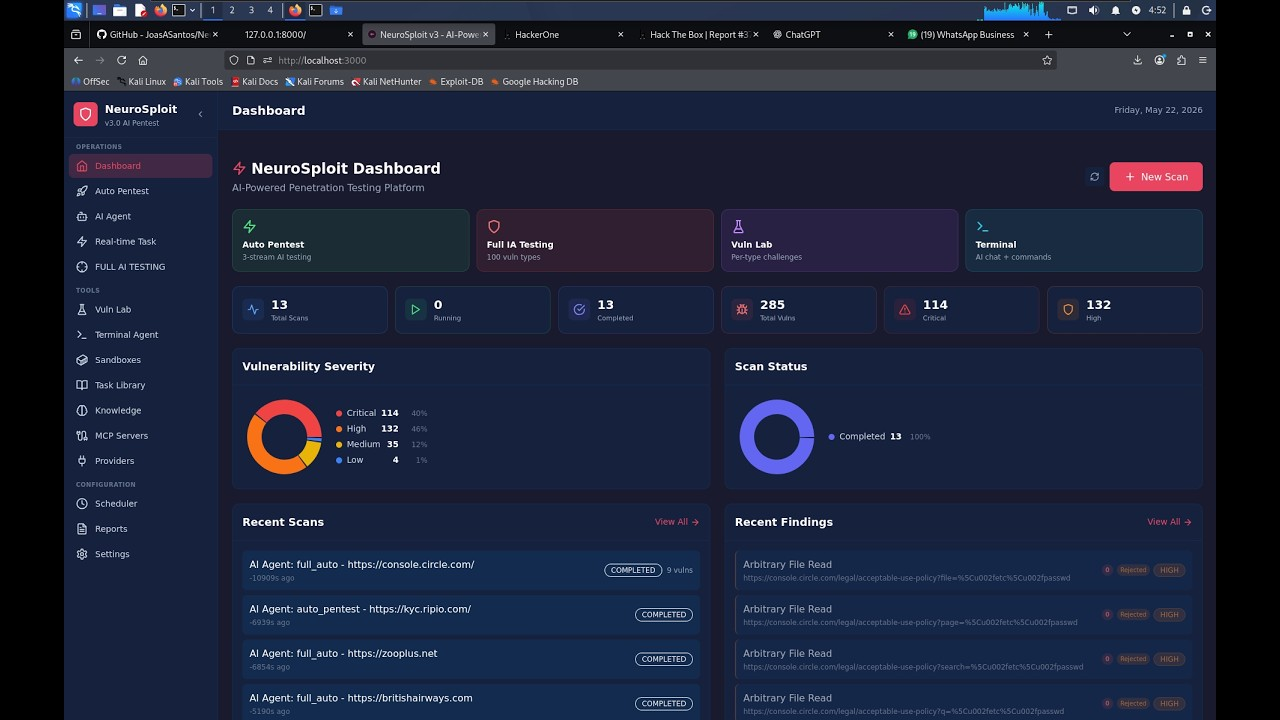 Figure 2: Security Architecture, Packet Inspection & Threat Simulation Diagram for Ai Powered Penetration Testing Bot (Page 3)