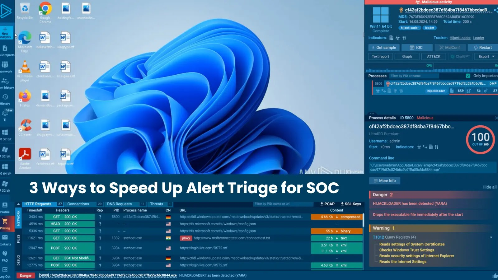 Figure 3: Security Architecture, Packet Inspection & Threat Simulation Diagram for Automated Security Operations Center Alert Triage Tool (Page 3)