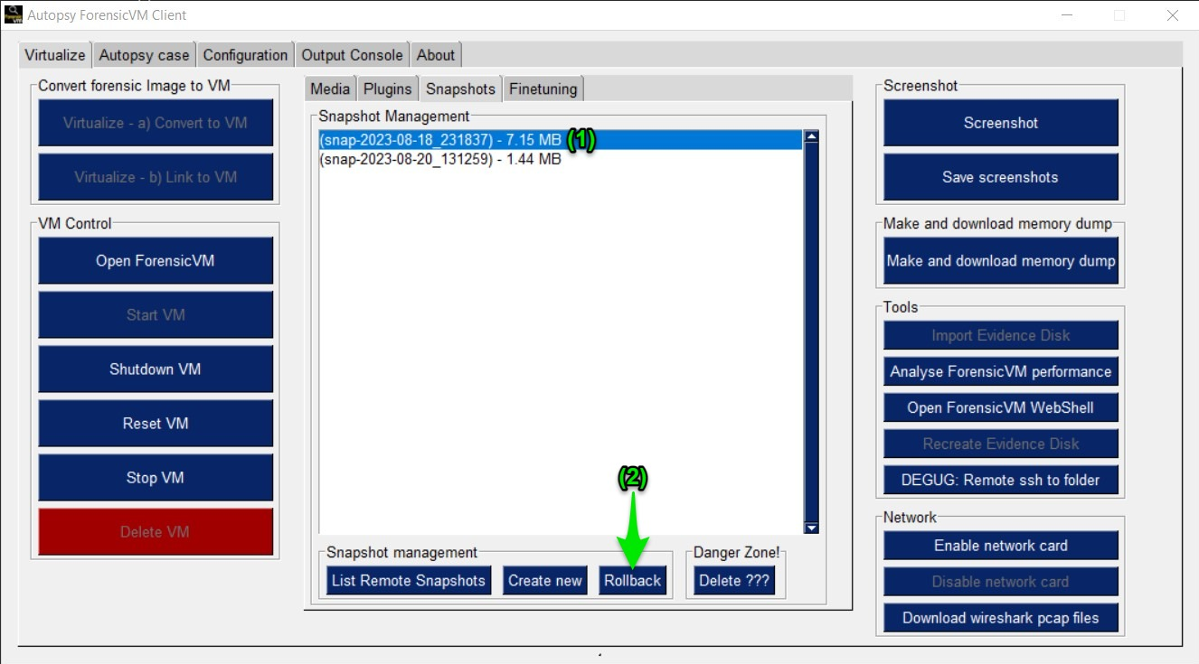 Figure 1: Security Architecture, Packet Inspection & Threat Simulation Diagram for Cloud Virtual Machine Snapshot Forensic Analysis Tool (Page 2)