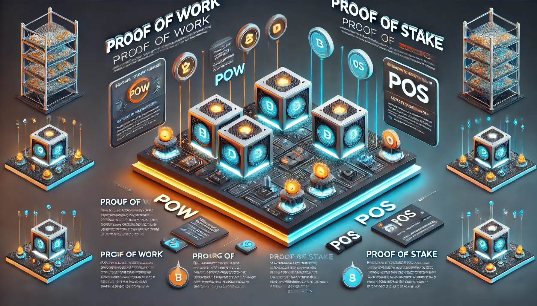 Figure 2: Security Architecture, Packet Inspection & Threat Simulation Diagram for Consensus Mechanism Simulation Proof Of Work Vs Proof Of Stake (Page 3)
