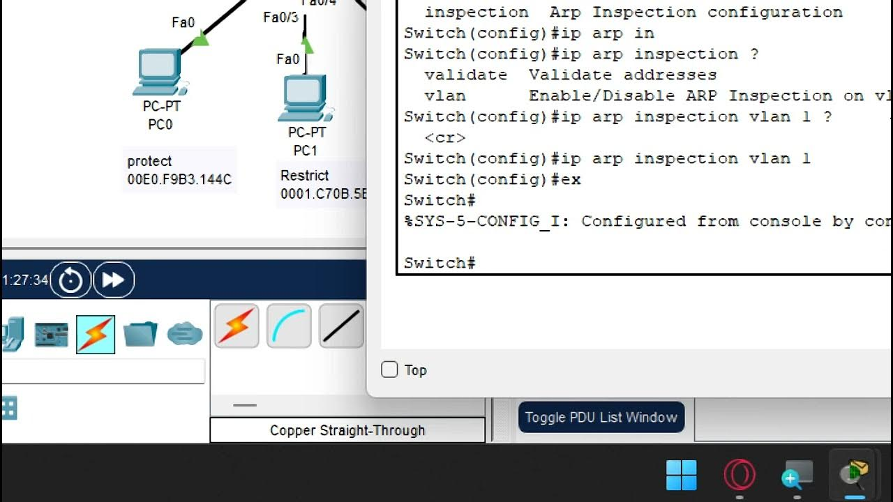 Figure 1: Security Architecture, Packet Inspection & Threat Simulation Diagram for Dynamic ARP Inspection Tool For Ethernet Switches (Page 2)