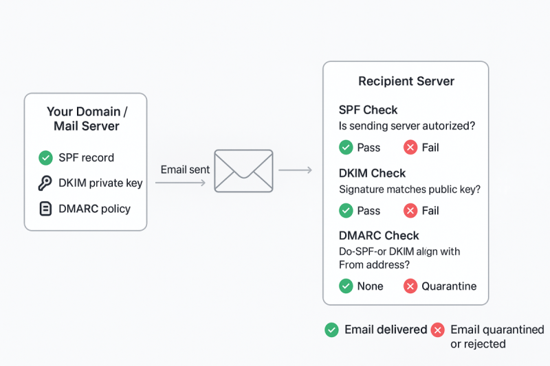 Figure 2: Security Architecture, Packet Inspection & Threat Simulation Diagram for Email Spoofing Detection Tool Using Spf Dkim Dmarc (Page 3)