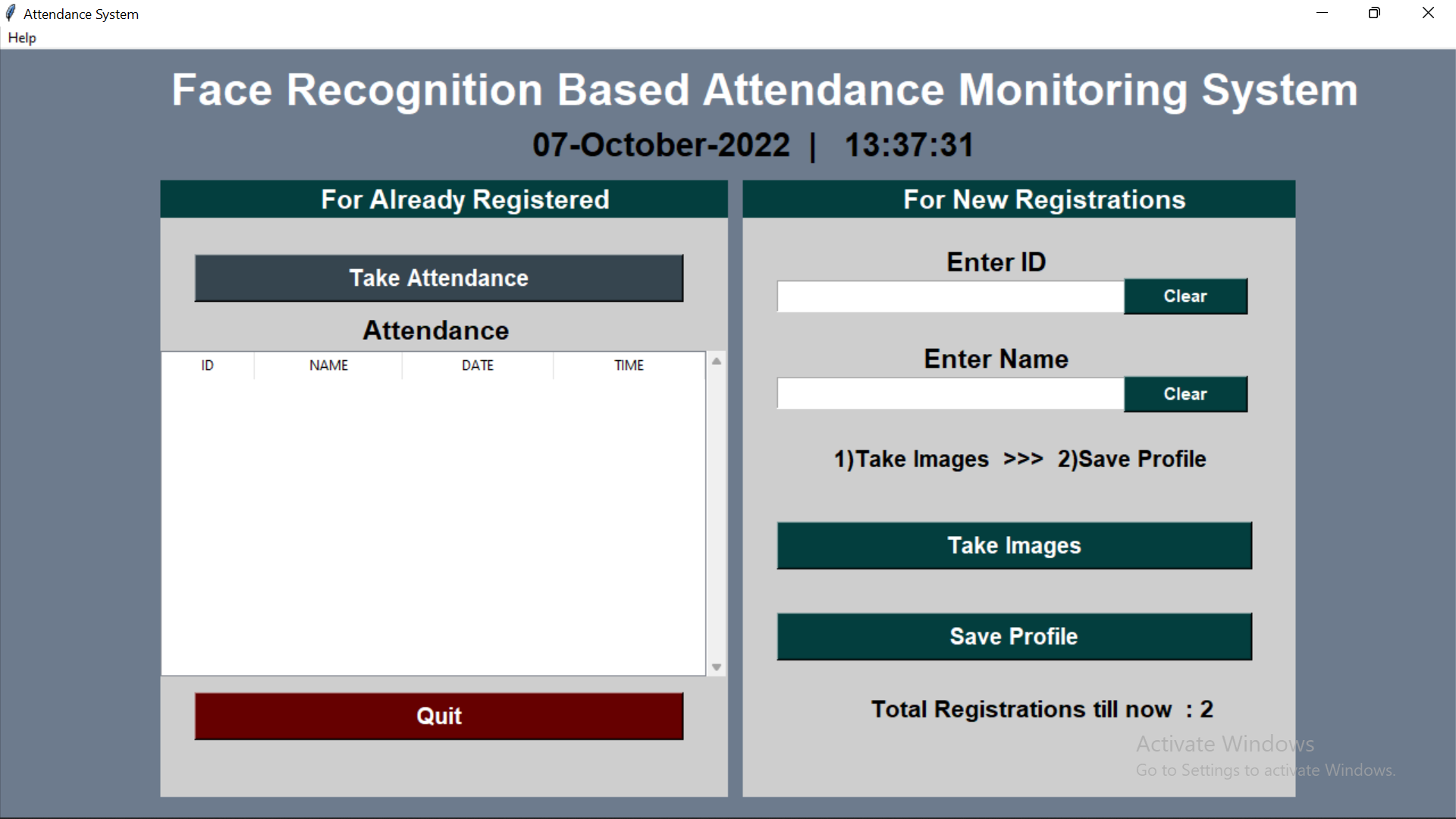 Figure 1: Security Architecture, Packet Inspection & Threat Simulation Diagram for Facial Recognition Based Attendance With Liveness Detection (Page 2)