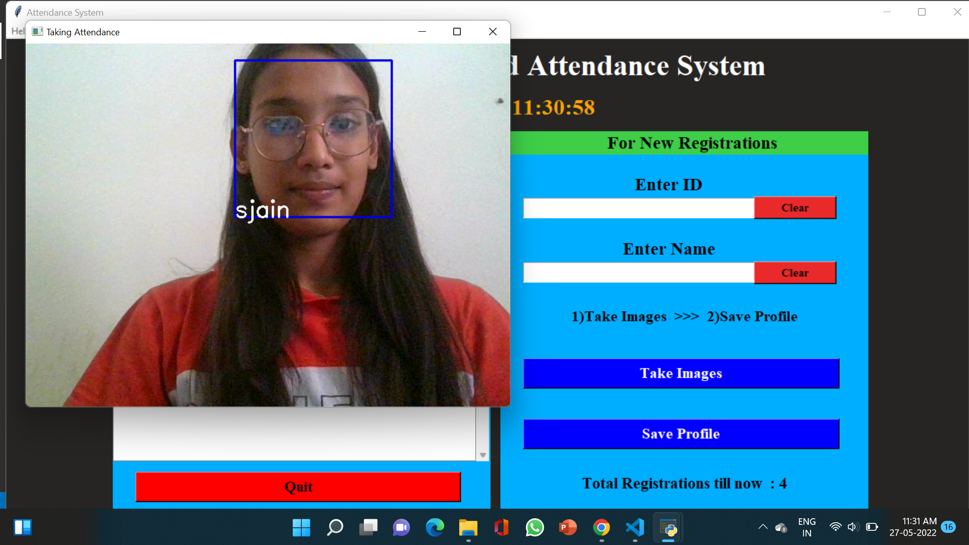 Figure 3: Security Architecture, Packet Inspection & Threat Simulation Diagram for Facial Recognition Based Attendance With Liveness Detection (Page 8)