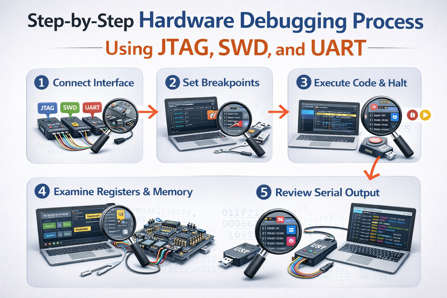 Figure 1: Security Architecture, Packet Inspection & Threat Simulation Diagram for Hardware Security Assessment Using Jtag And Uart Interfaces (Page 1)