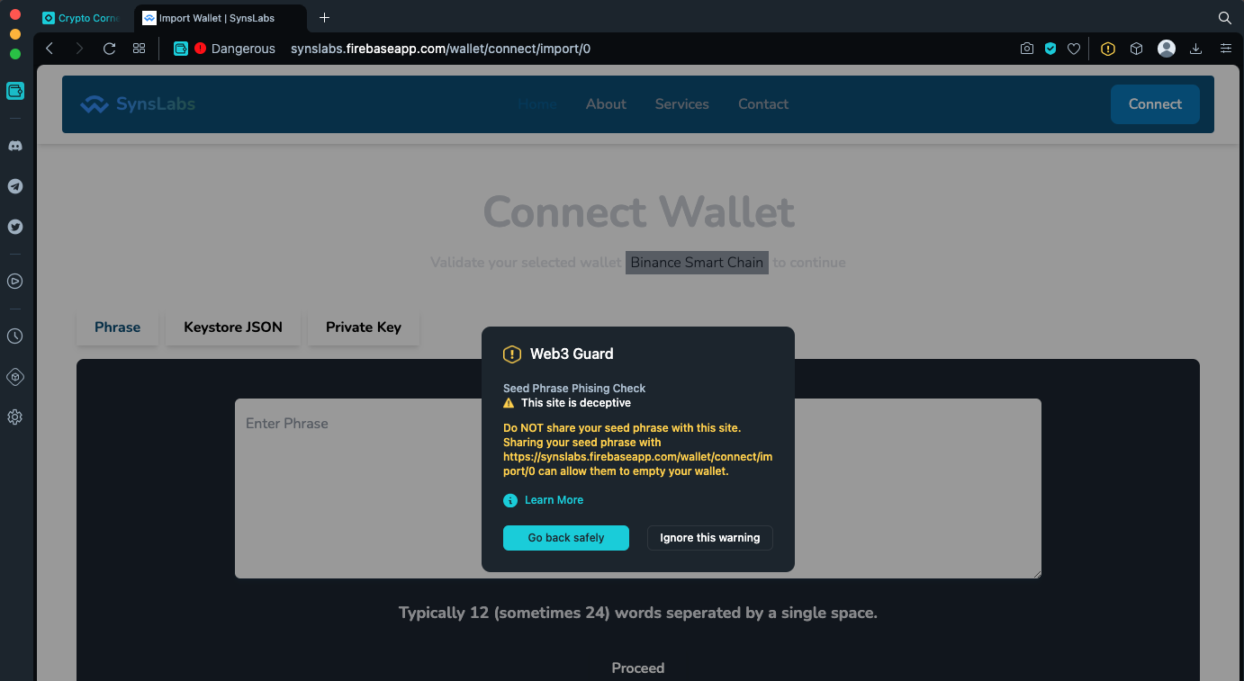 Figure 1: Security Architecture, Packet Inspection & Threat Simulation Diagram for Phishing Detection Tool For Cryptocurrency Web3 Wallets (Page 2)