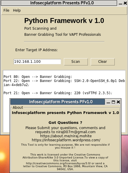 Figure 2: Security Architecture, Packet Inspection & Threat Simulation Diagram for Port Scanning Tool With Service Banner Grabbing Python (Page 10)