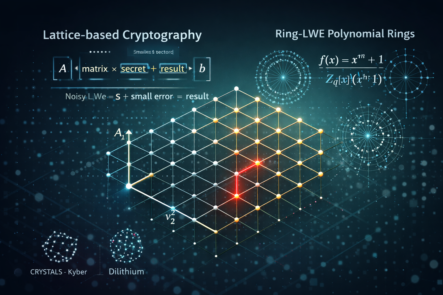 Figure 2: Security Architecture, Packet Inspection & Threat Simulation Diagram for Post Quantum Cryptography Lattice Based Encryption Project (Page 3)