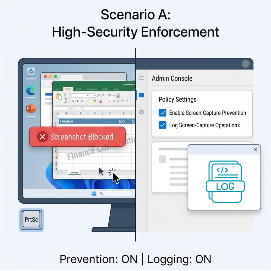 Figure 1: Security Architecture, Packet Inspection & Threat Simulation Diagram for Screen Capture Prevention In Secure Desktop Applications (Page 2)