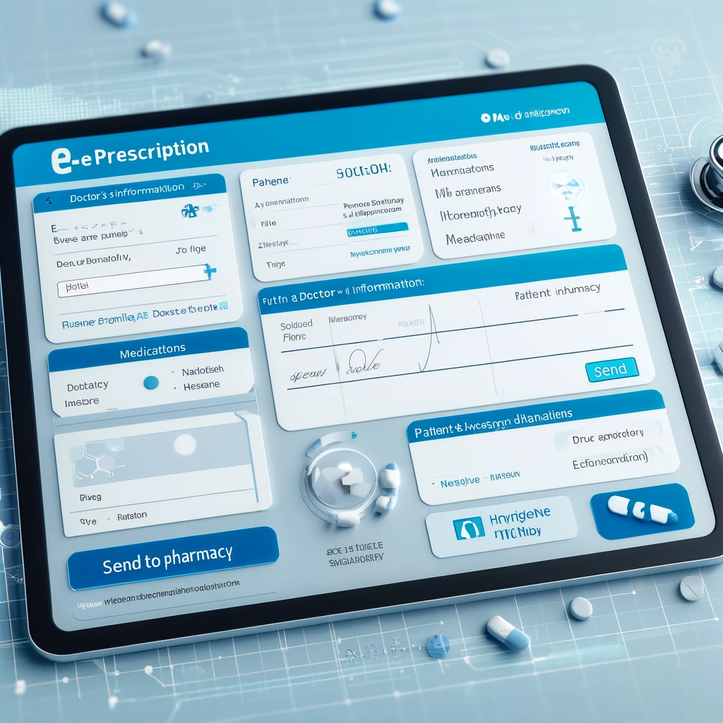 Figure 2: Security Architecture, Packet Inspection & Threat Simulation Diagram for Secure Electronic Medical Prescription (Page 3)