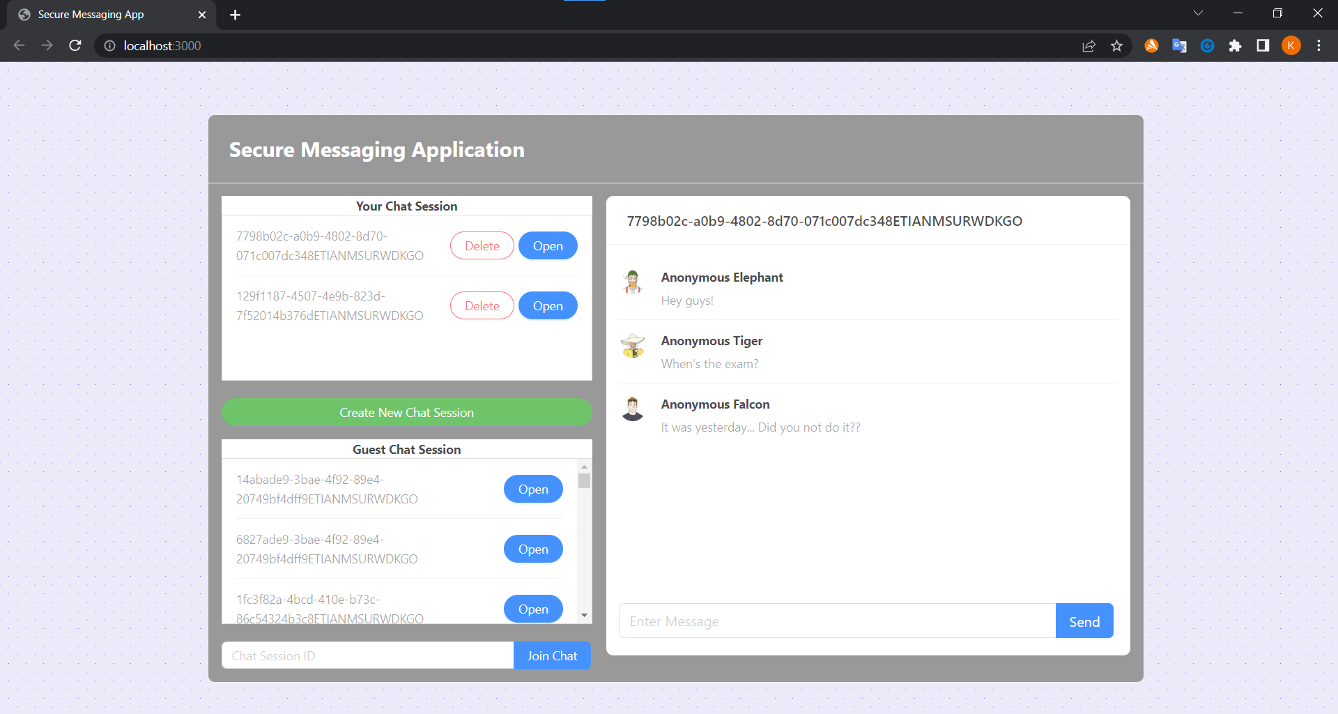 Figure 1: Security Architecture, Packet Inspection & Threat Simulation Diagram for Secure Messaging Application Using End To End Encryption (Page 2)