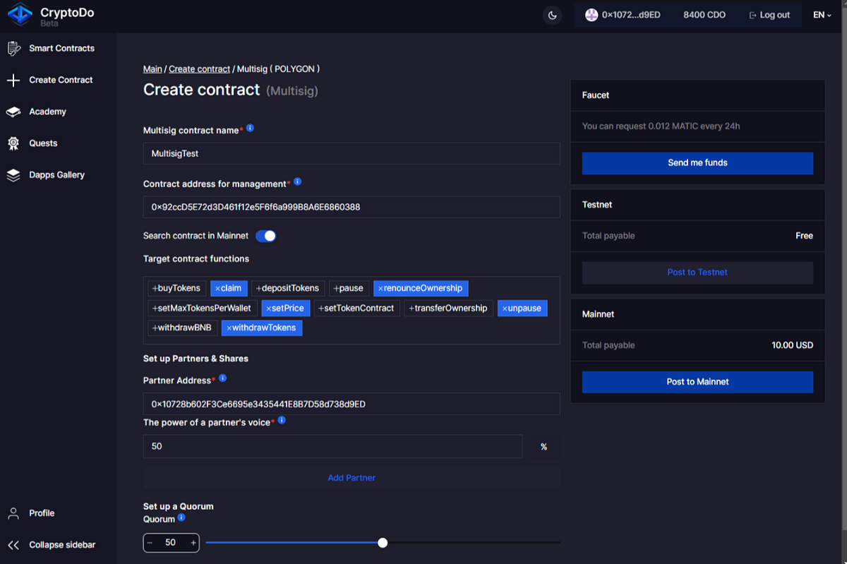 Figure 3: Security Architecture, Packet Inspection & Threat Simulation Diagram for Secure Smart Contract Wallet Multisig (Page 5)