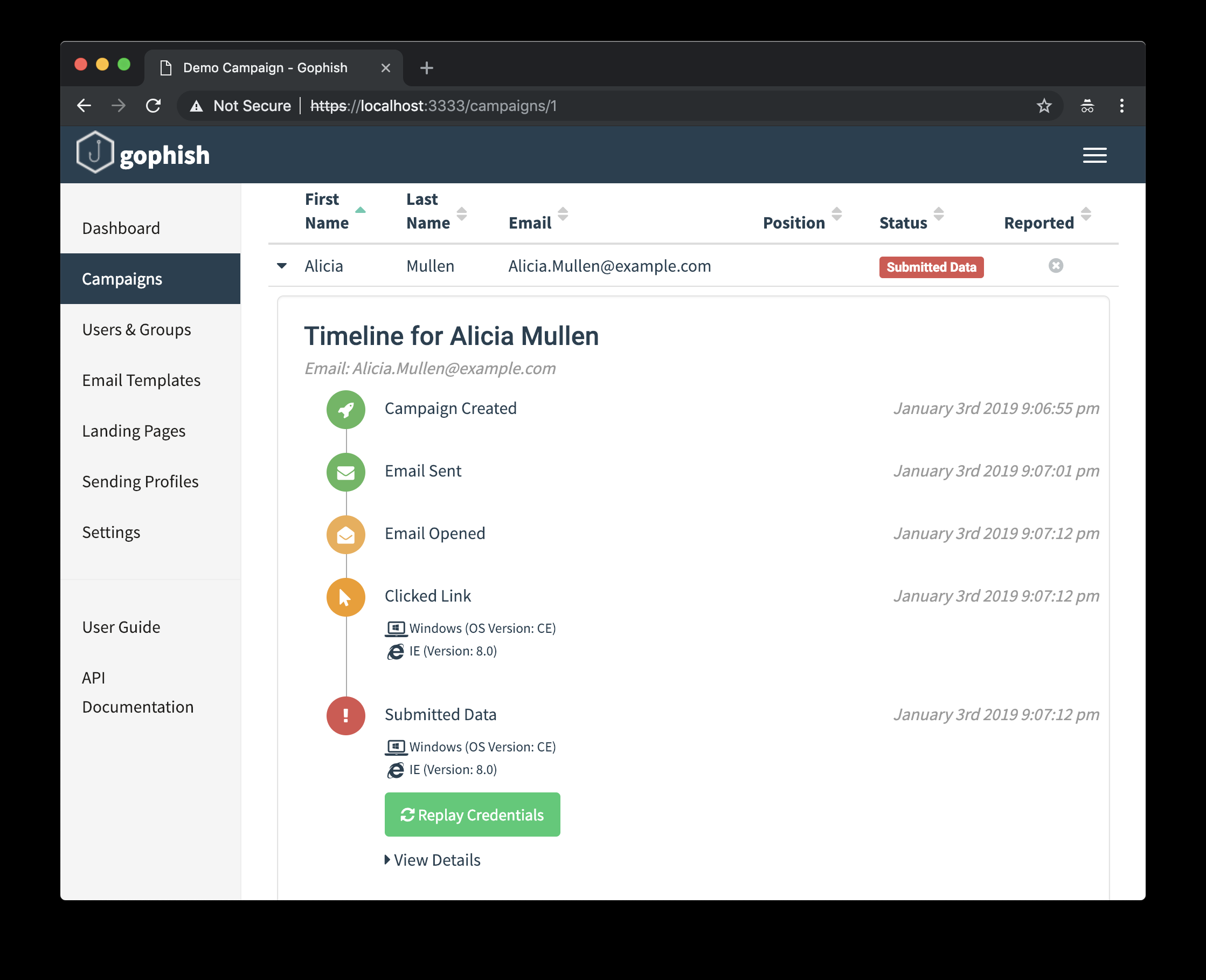 Figure 3: Security Architecture, Packet Inspection & Threat Simulation Diagram for Social Engineering Attack Simulation Tool Using Gophish (Page 3)