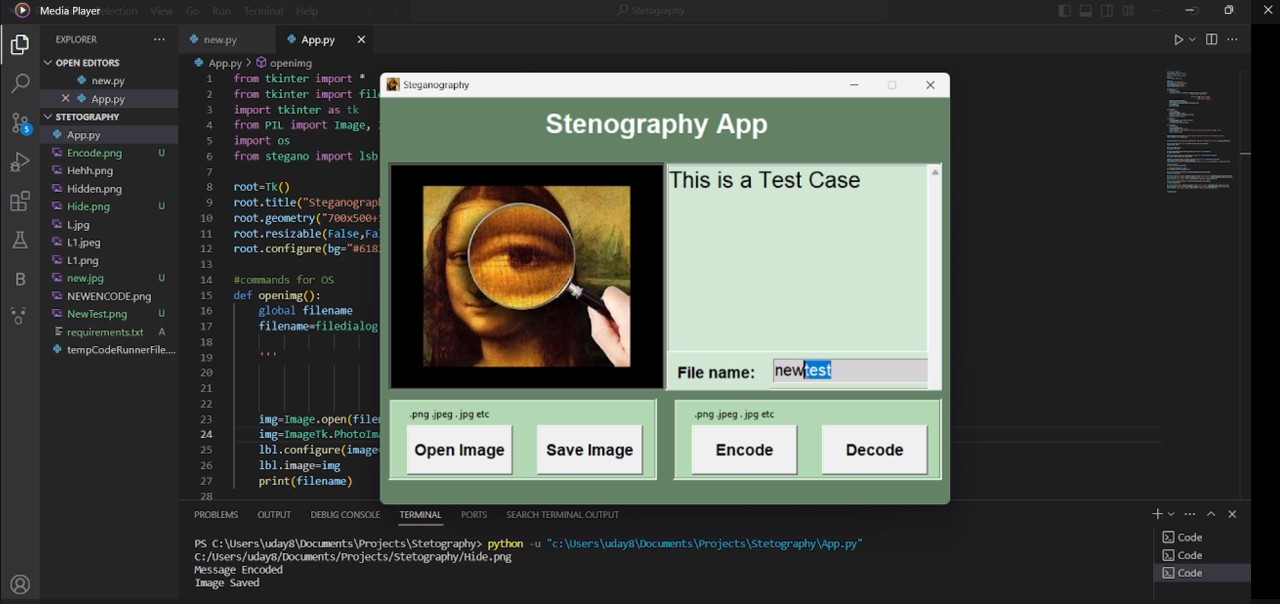 Figure 1: Security Architecture, Packet Inspection & Threat Simulation Diagram for Video Steganography For Secure Communication In Python (Page 2)