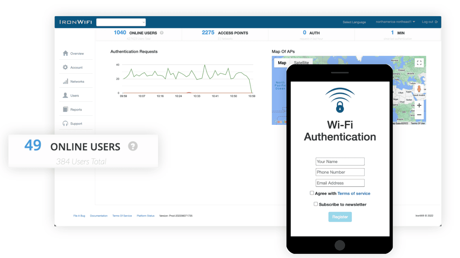 Figure 1: Security Architecture, Packet Inspection & Threat Simulation Diagram for Wifi Captive Portal Authentication (Page 2)