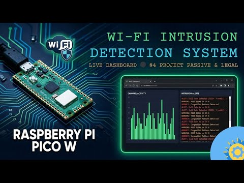 Figure 1: Security Architecture, Packet Inspection & Threat Simulation Diagram for Wireless Intrusion Detection System Using Raspberry Pi (Page 1)