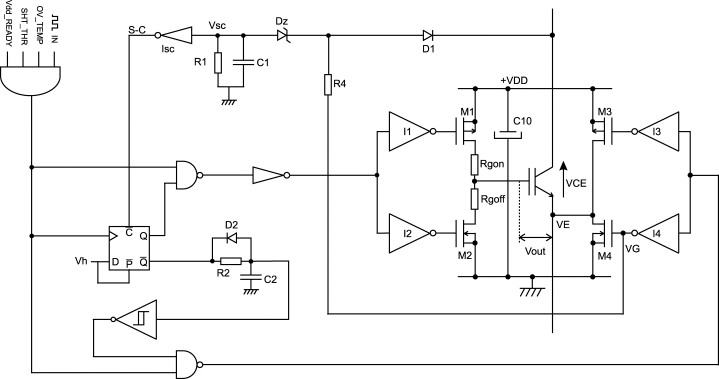 Figure 2: Simulink Block Model, Power Circuit & Switching Waveform for Eee projects on emergency vehicle siren detector at traffic signal