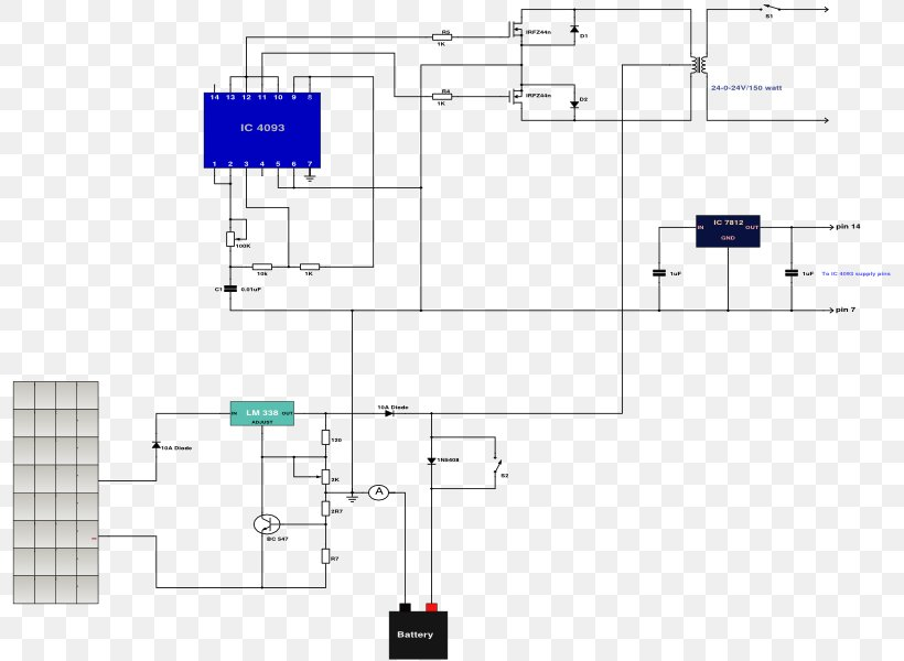 Figure 1: Simulink Block Model, Power Circuit & Switching Waveform for Eee projects on solar inverter cloud monitoring system