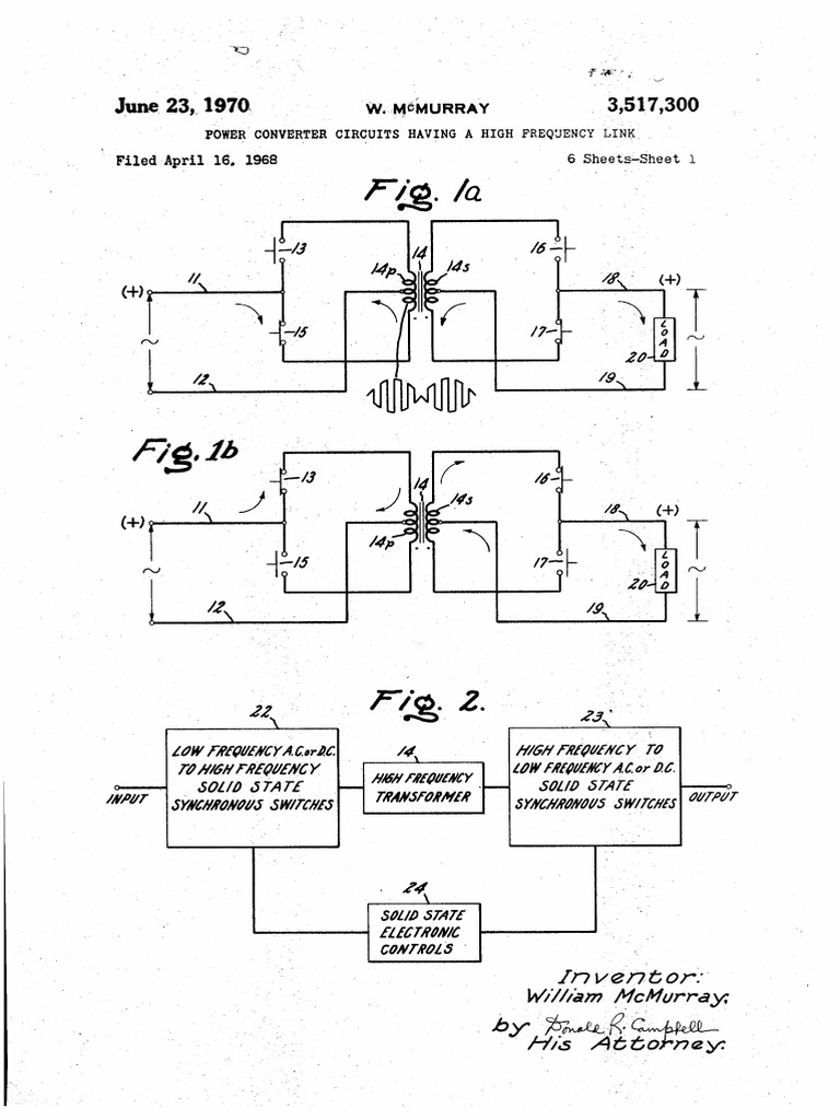 Figure 2: Simulink Block Model, Power Circuit & Switching Waveform for Eee projects on transmission line de Icing using high frequency current