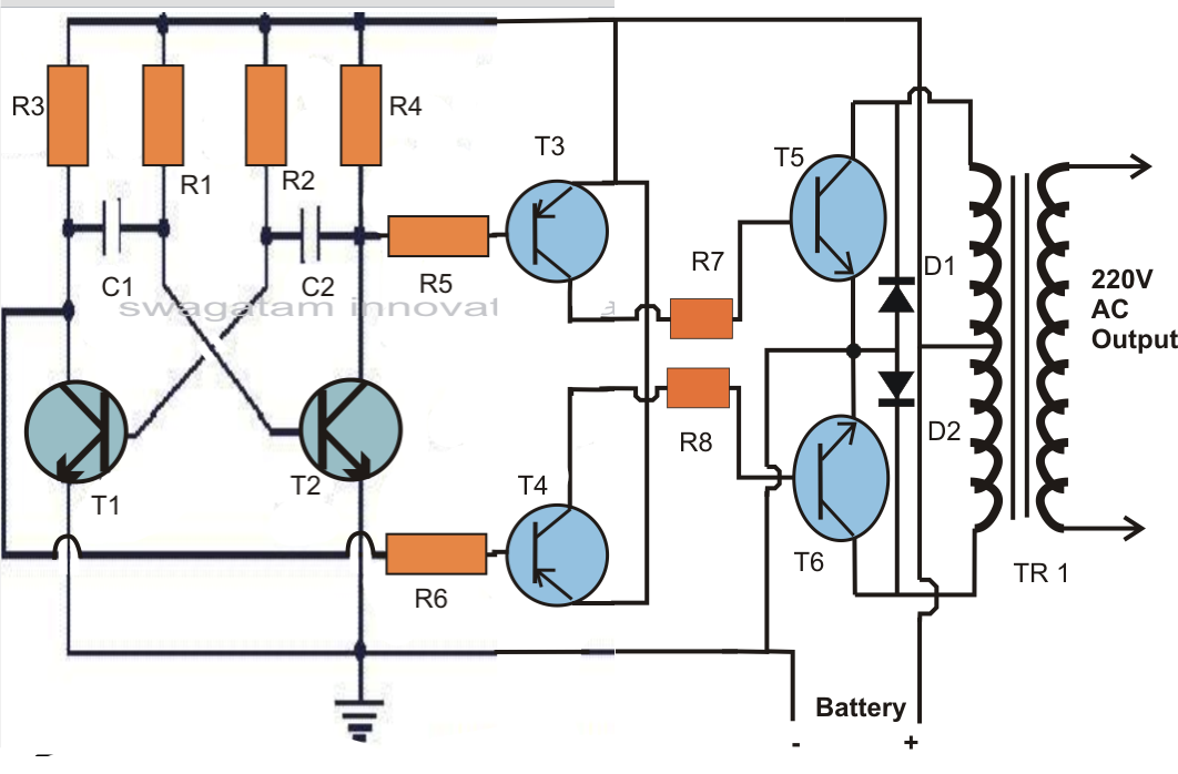 Figure 2: Simulink Block Model, Power Circuit & Switching Waveform for Eee projects on unified power quality conditioner
