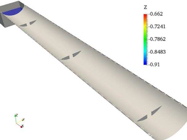 culvert-flow-simulation-ansys Diagram