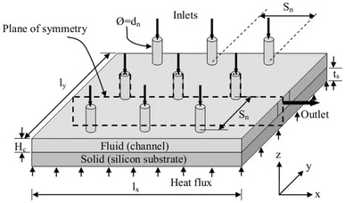 jet-impingement-cooling-cfd Diagram