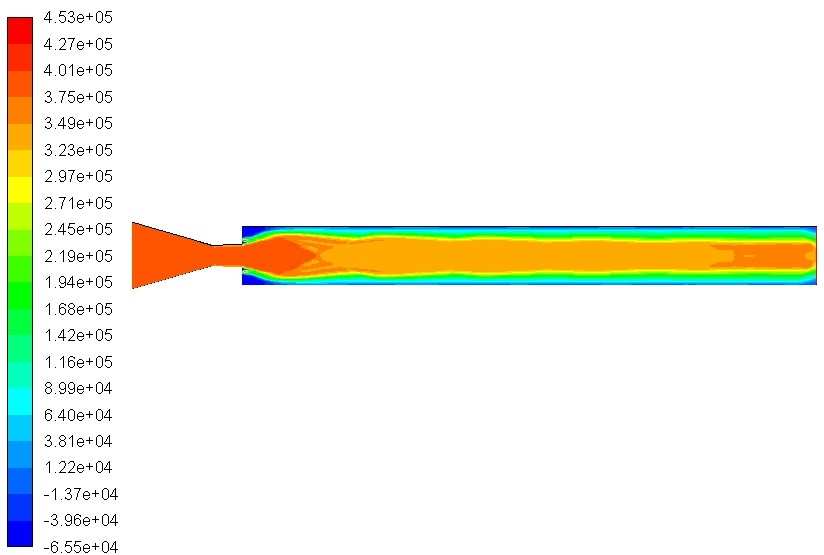 nozzle-flow-simulation-cfd Diagram