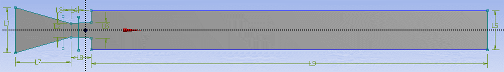 nozzle-flow-simulation-cfd Diagram