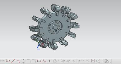 pelton-wheel-cfd-simulation Diagram
