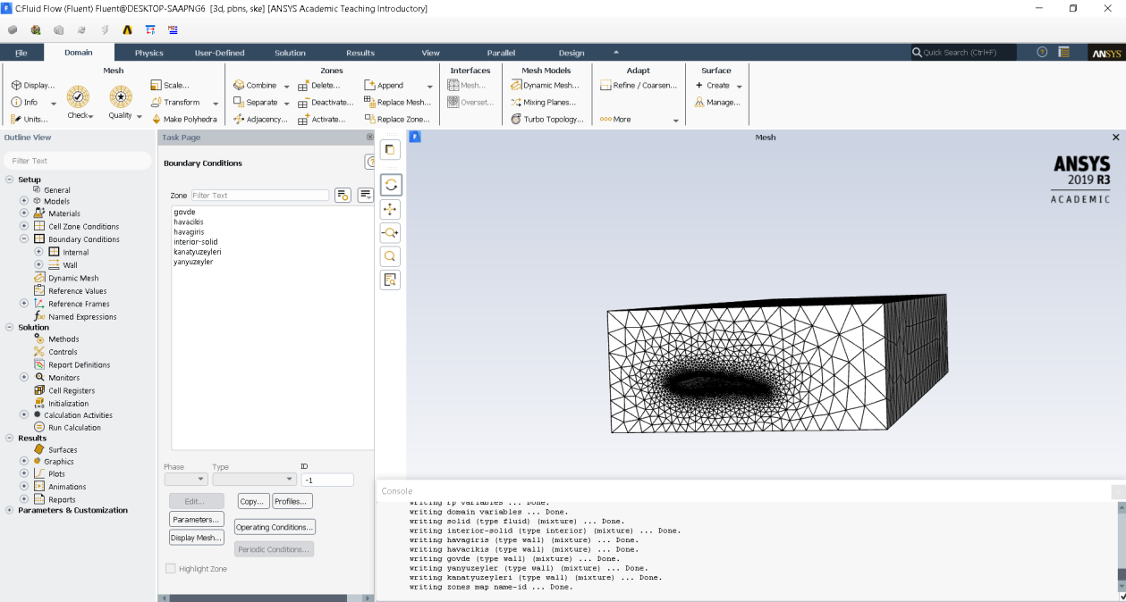 wing-aerodynamics-ansys-cfd Diagram