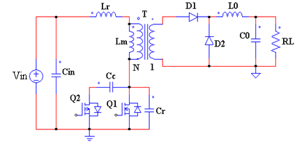 active-clamp-forward-converter-matlab Diagram