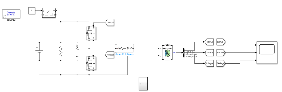 cc-cv-charging-matlab-simulink Diagram